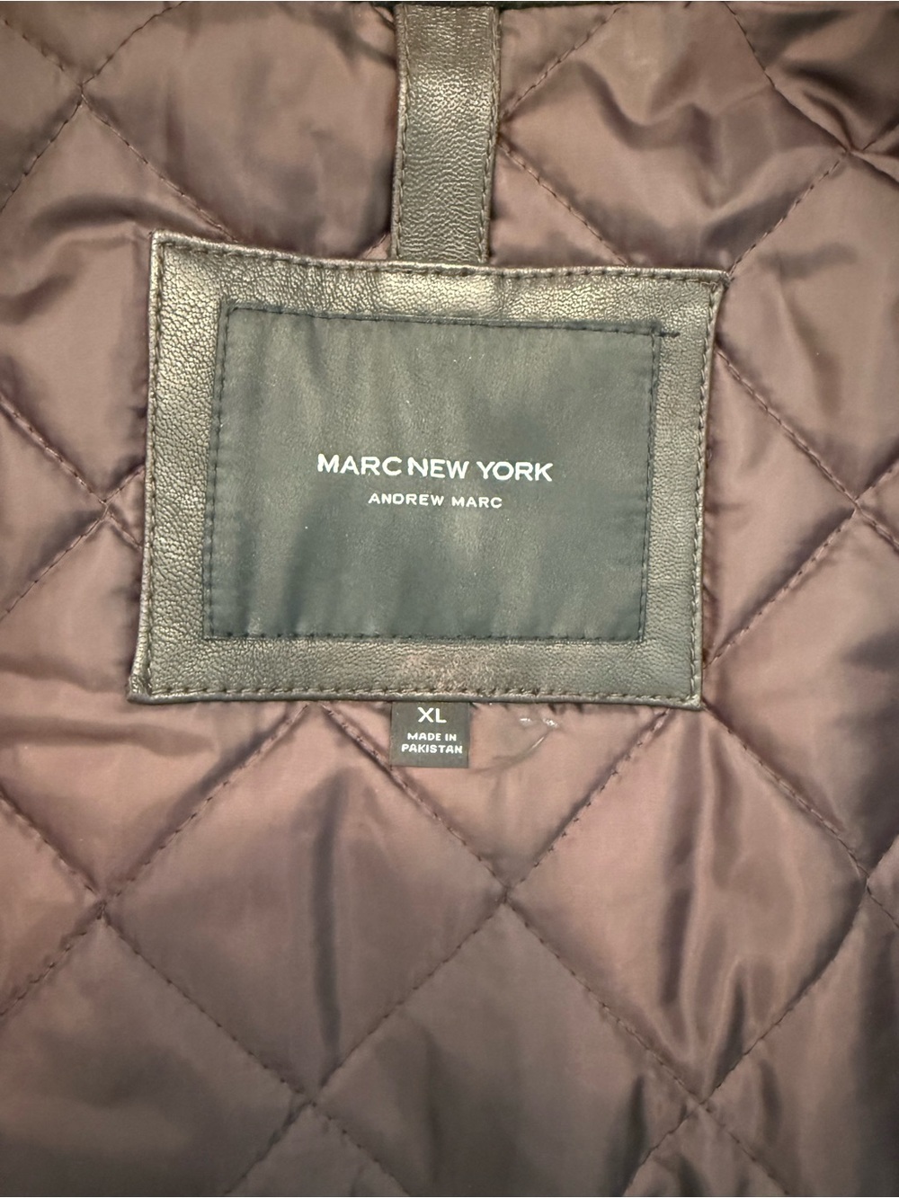 Vintage 90’s/00’s Marc New York Men's Black Leather Bomber Jacket - Picture 3 of 4